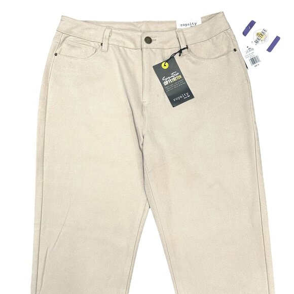 NWT Royalty For Me Womens 14 Signature Soft Stretch Pants Winter Stretchy Design - Picture 5 of 16